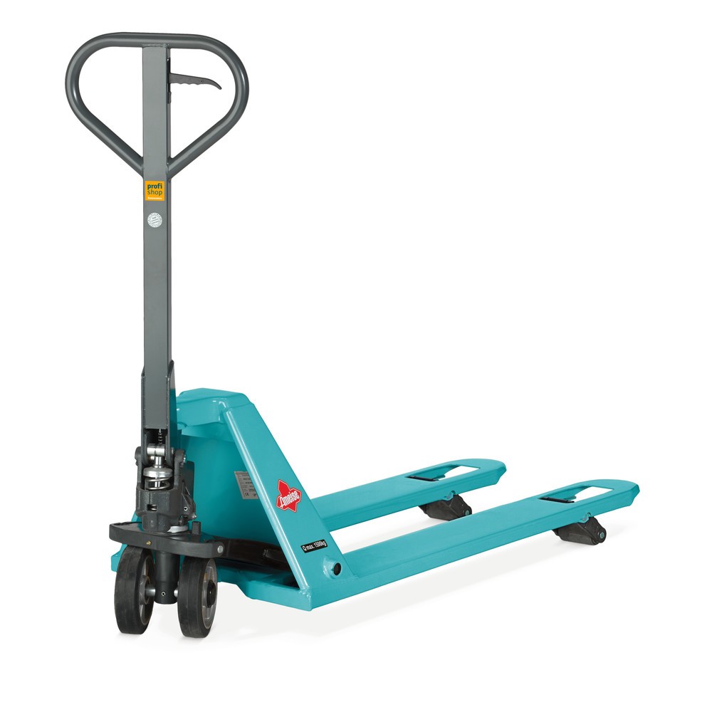 Imagen del producto: Transpaleta manual Ameise® PTM 1.5, Low, capacidad de carga 1.500 kg, longitud de horquilla 1.150 mm, caucho/poliuretano, rodillos en tándem