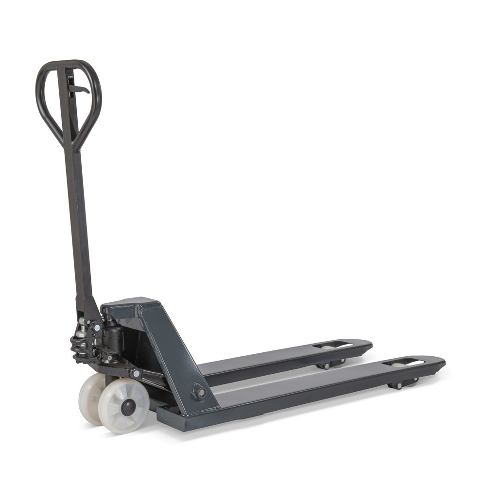 Número de imagen del producto 5: Transpaleta manual HEMMDAL PTM 2.0, capacidad de carga 2.000 kg, longitud de horquilla 1.150 mm, nailon/nailon, rodillos simples