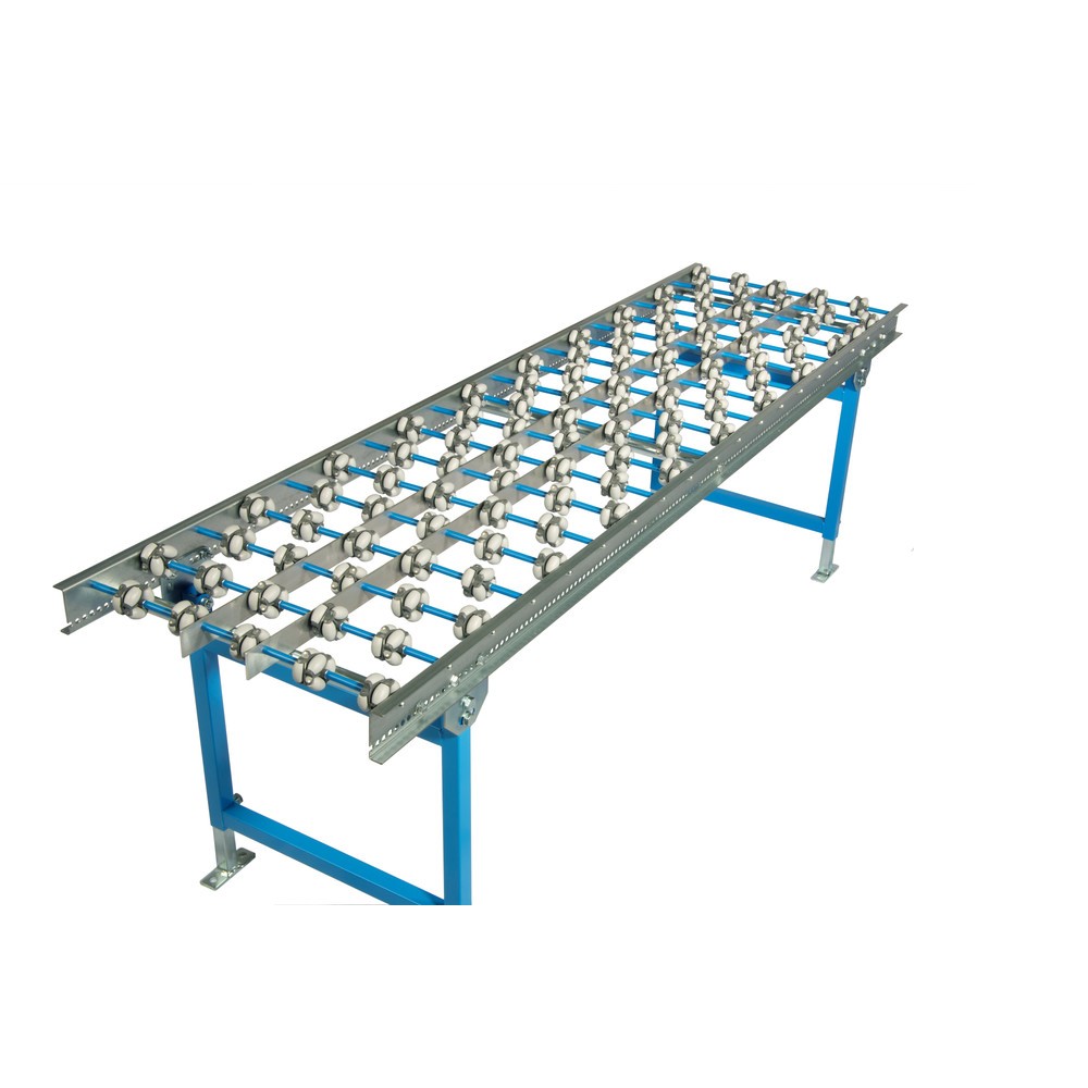 Número de imagen del producto 3: Transportador de rodillos pequeños omnidireccionales, L x An 1.500 x 600 mm, paso 200 mm