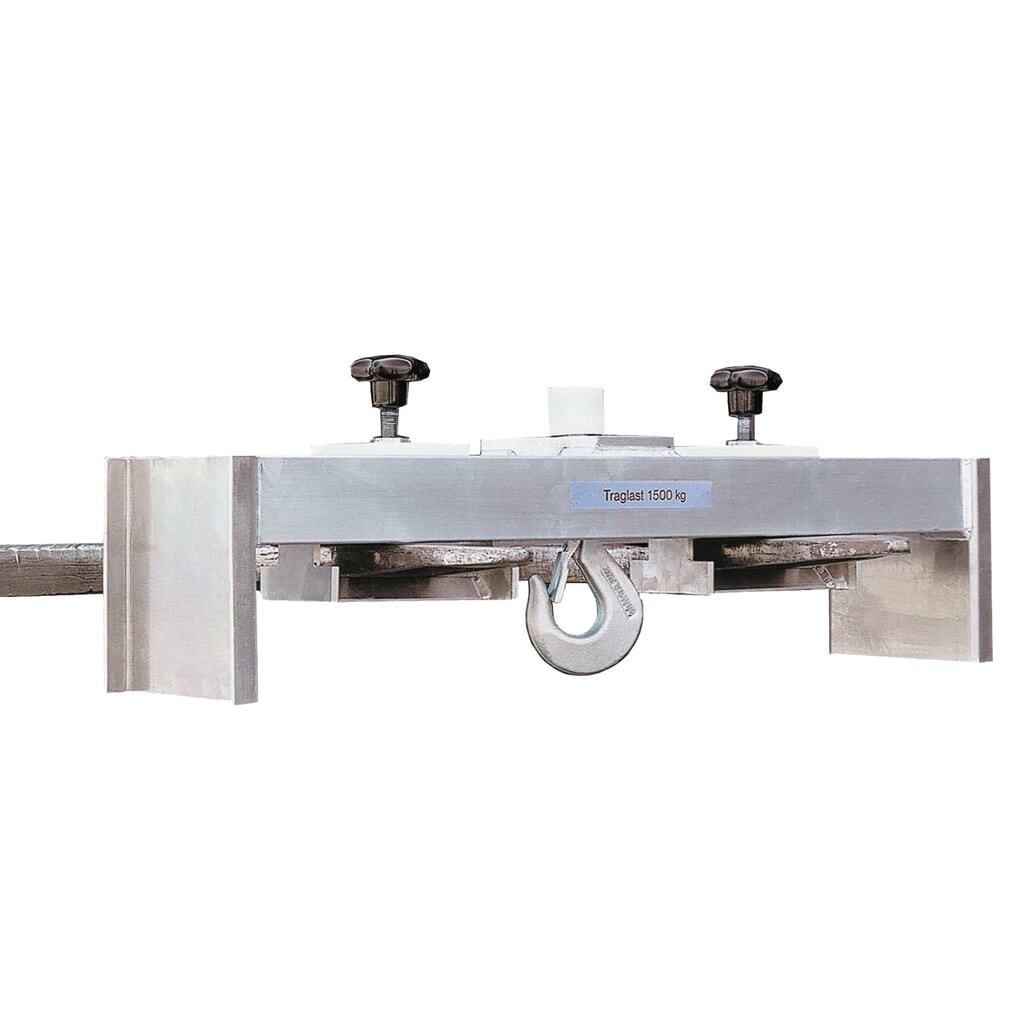 Número de imagen del producto 1: Travesaño de aluminio para carretillas elevadoras, capacidad de carga 3.000 kg