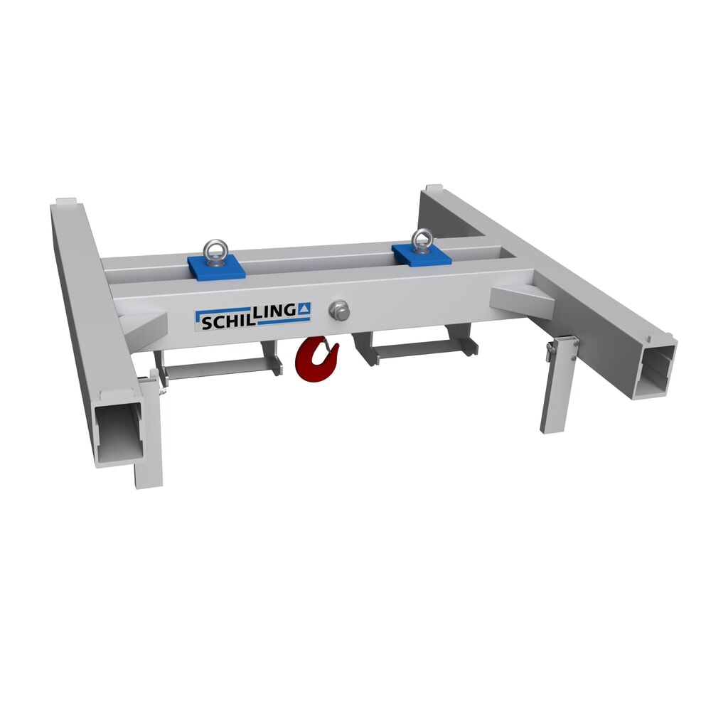 Travesaño de carga de aluminio SCHILLING para Big Bags, perfil de la horquilla máximo de 240 x 114 mm, CC 1.500 kg Imagen del producto: Travesaño de carga de aluminio SCHILLING para Big Bags, perfil de la horquilla máximo de 240 x 114 mm, CC 1.500 kg
