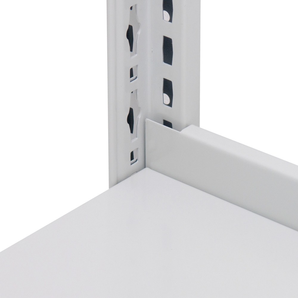 Número de imagen del producto 2: Travesaño de tope para estantería de cargas pequeñas SCHULTE, galvanizado, H x A 55 x 1.300 mm