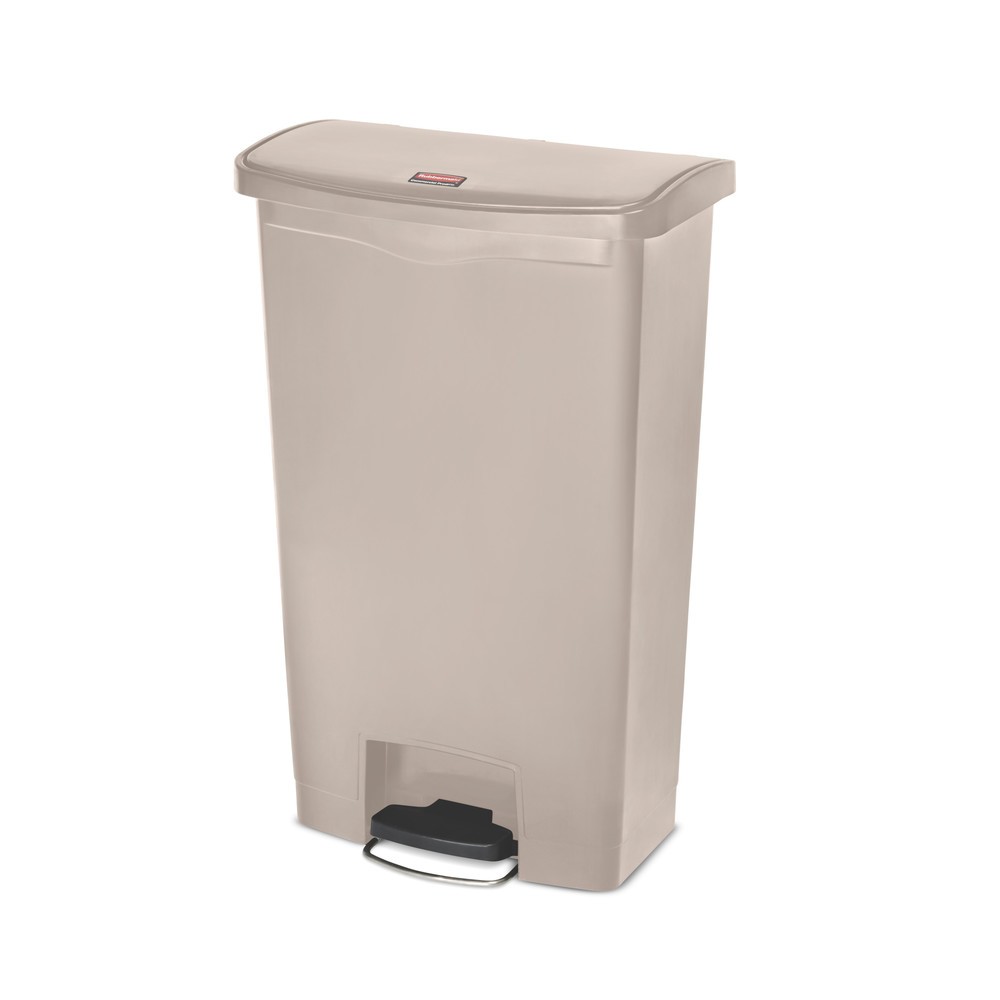 Cubo de residuos Rubbermaid Slim Jim® con pedal en el lado ancho, plástico