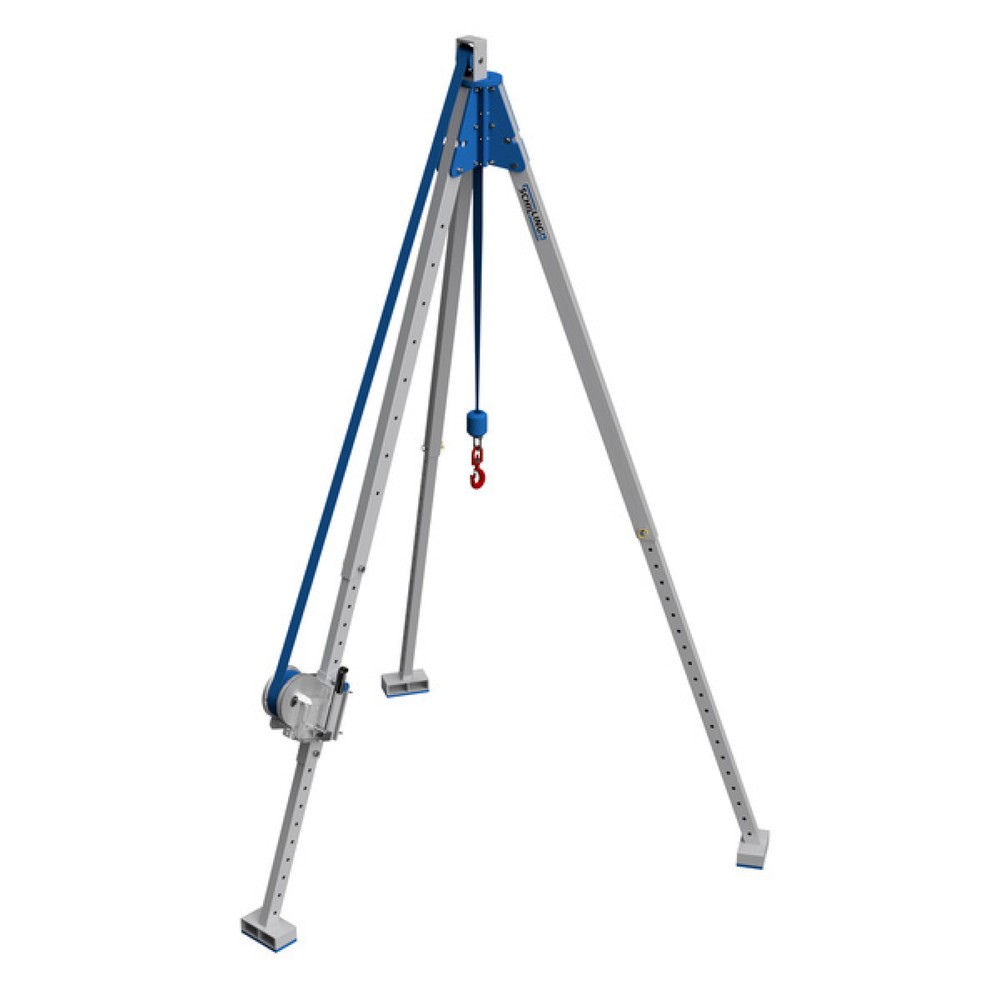 Imagen del producto: Trípode con cabrestante de mano, aluminio