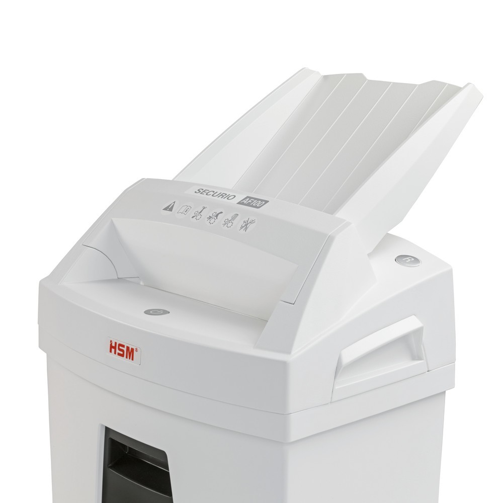 Número de imagen del producto 3: Trituradora de documentos HSM SECURIO AF100, alimentador automático de papel, corte de partículas 4 x 25 mm
