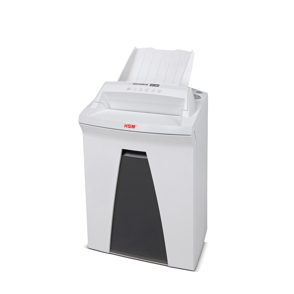 Número de imagen del producto 1: Trituradora de documentos HSM SECURIO AF150, alimentador automático de papel, corte de partículas 4,5 x 30 mm