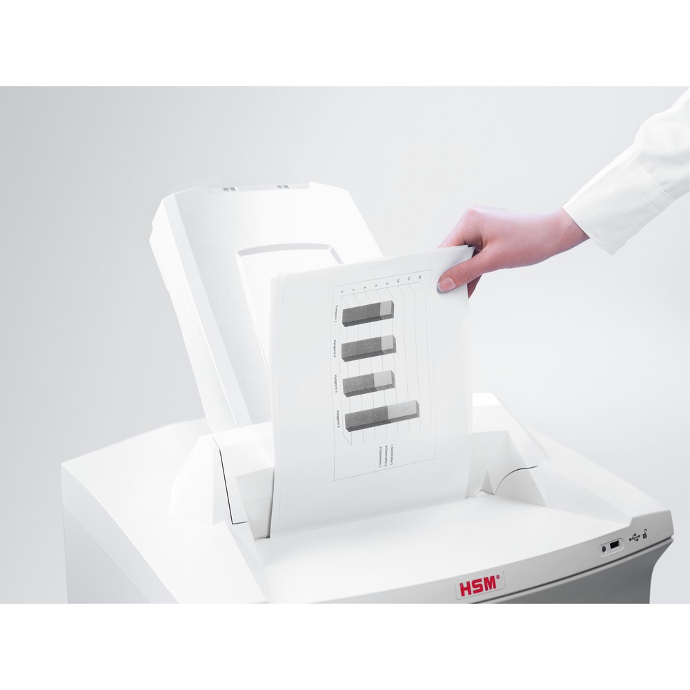 Número de imagen del producto 2: Trituradora de documentos HSM SECURIO AF500, alimentador automático de papel, corte de partículas 4,5 x 30 mm