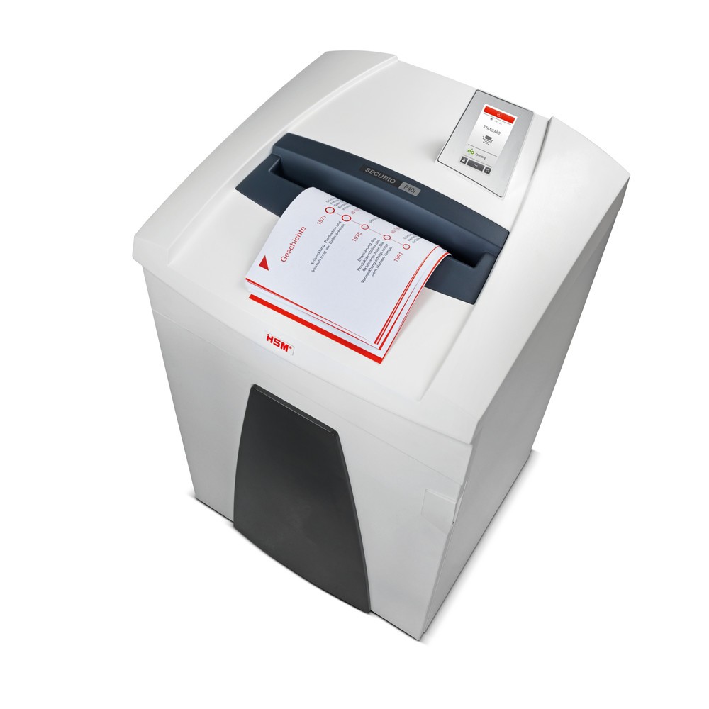 Número de imagen del producto 3: Trituradora de documentos HSM Securio P40i, corte de partículas 4,5 x 30 mm