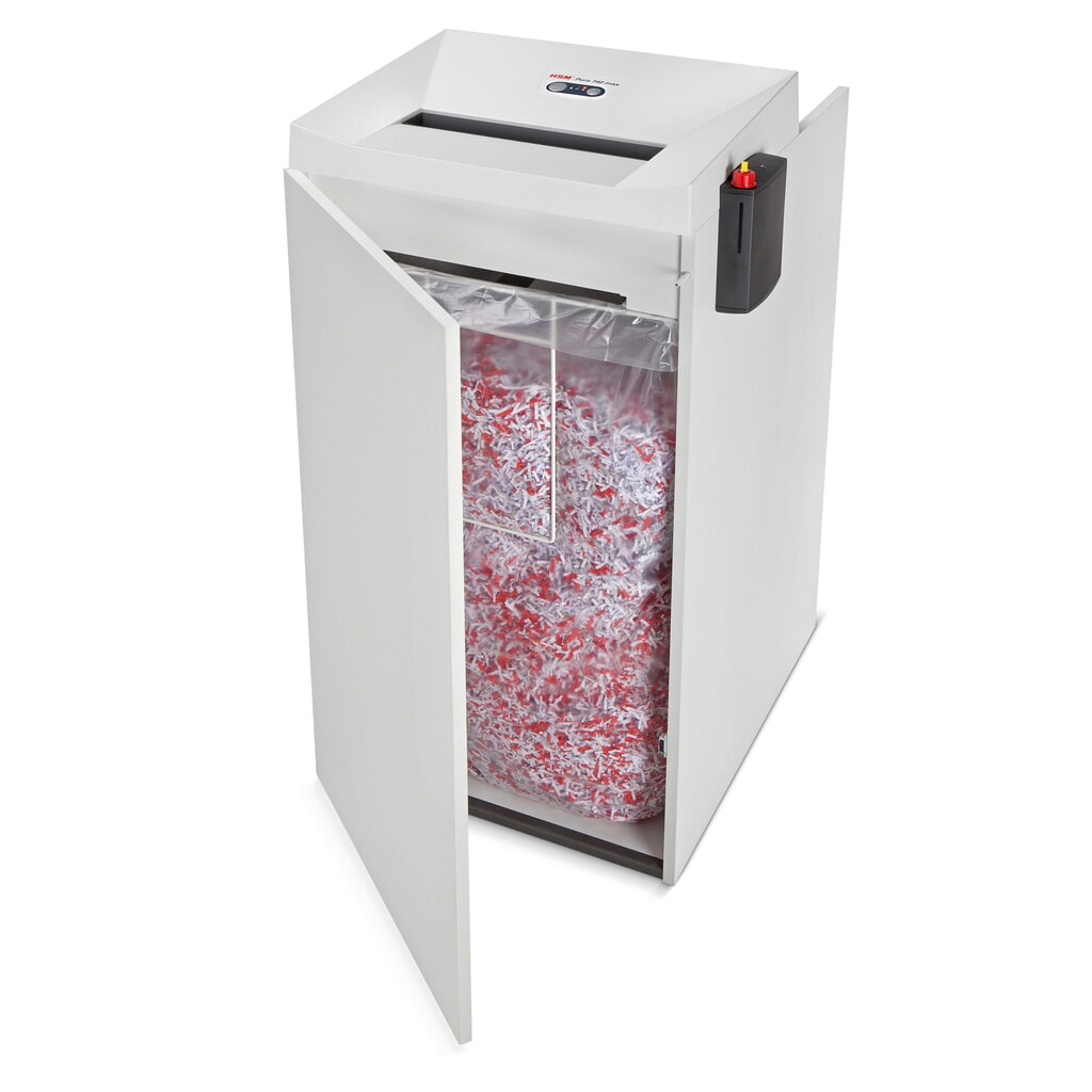Trituradora de papel grande HSM Pure 740 max, volumen 240 litros, corte de partículas 1,9 x 15 mm Número de imagen del producto 2: Trituradora de papel grande HSM Pure 740 max, volumen 240 litros, corte de partículas 1,9 x 15 mm