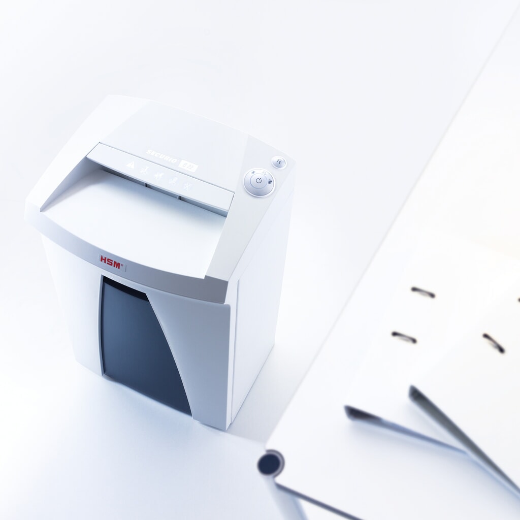 Número de imagen del producto 7: Trituradora de papel HSM SECURIO B22, corte de partículas 3,9 x 30 mm