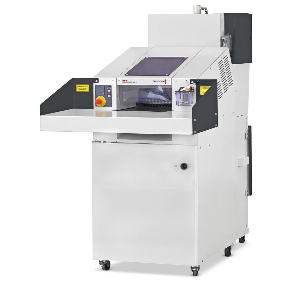 Imagen del producto: Unidad combinada de prensa trituradora HSM Powerline SP 4040 V, corte de partículas 3,9 x 40 mm