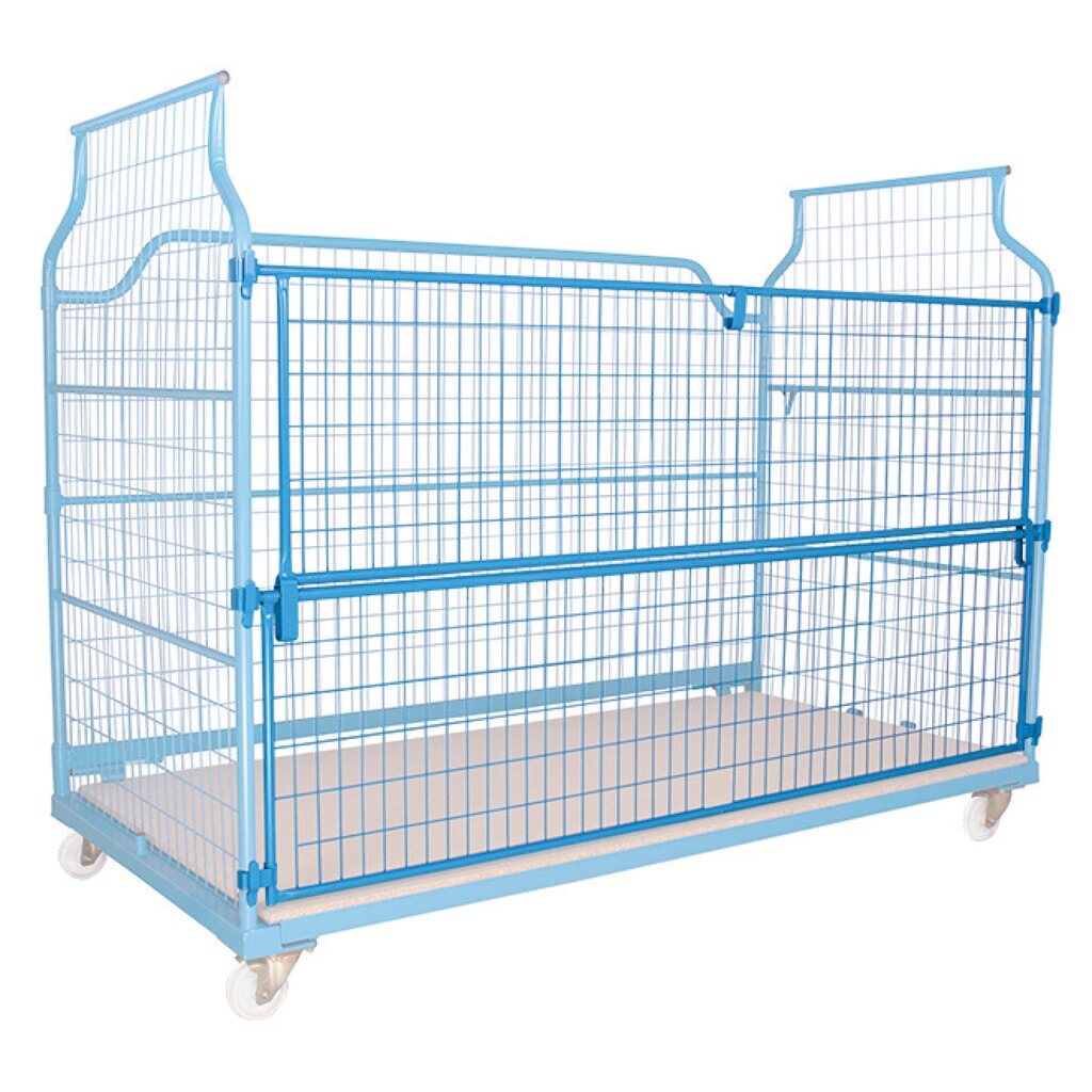 Universal Corlette® con pared delantera dividida, alto H x An x F 1.850 x 1.200 x 1.150 mm Número de imagen del producto 3: Universal Corlette® con pared delantera dividida, alto H x An x F 1.850 x 1.200 x 1.150 mm