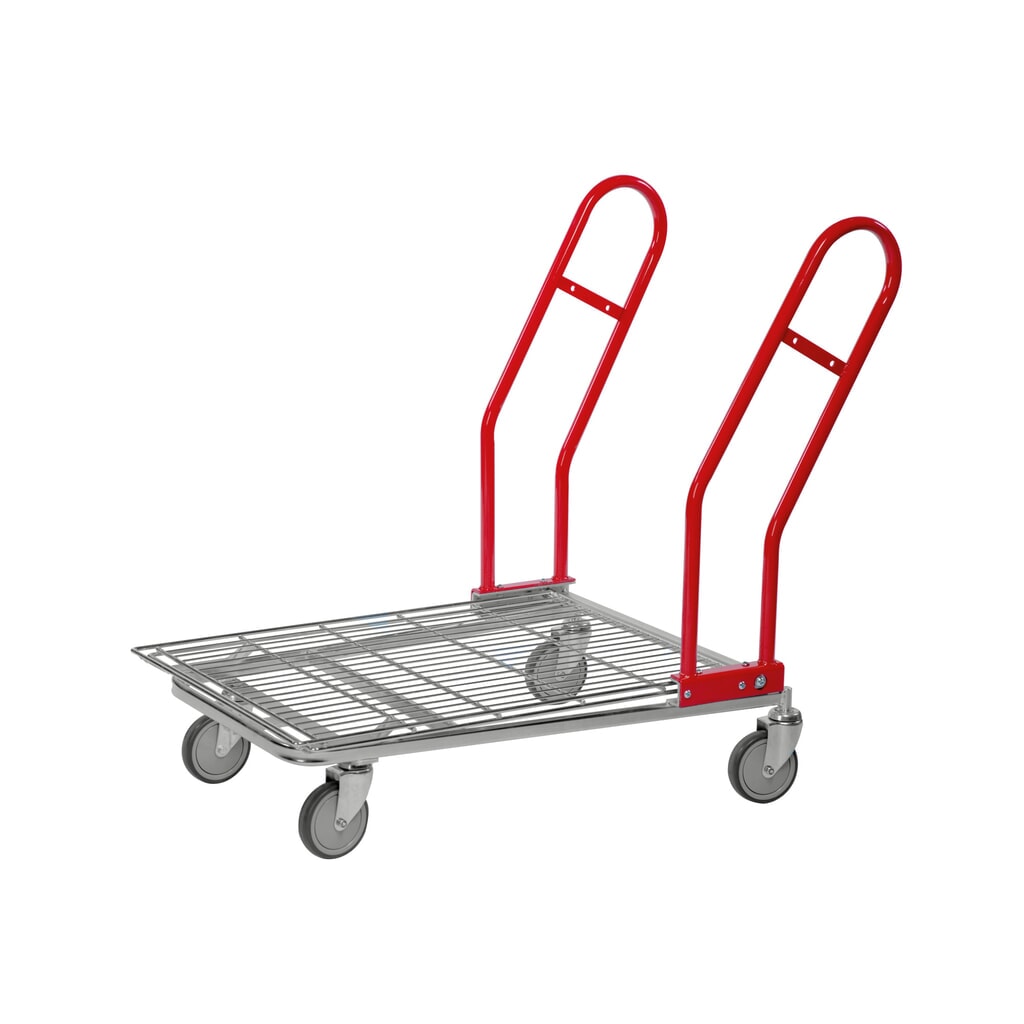 Imagen del producto: Carro Cash 'n' Carry, mercancías grandes, barra lateral, superficie de carga 600 x 850 mm de ancho