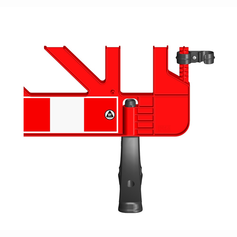 Número de imagen del producto 2: Valla de PP, pies de PVC, rojo
