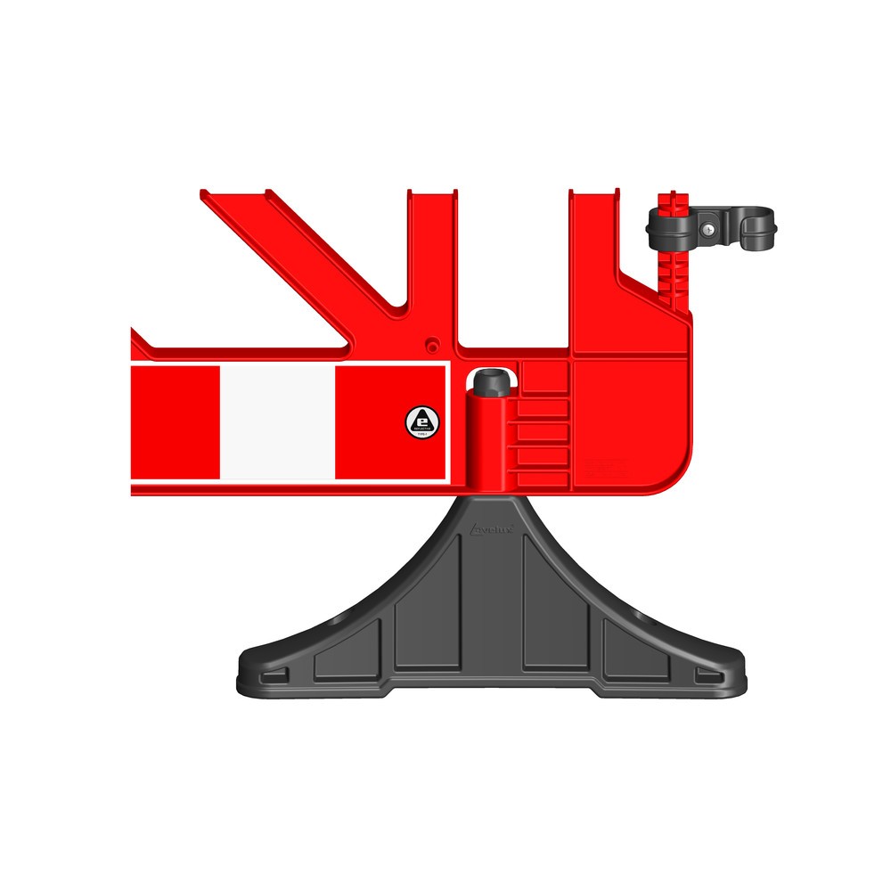 Número de imagen del producto 3: Valla de PP, pies de PVC, rojo
