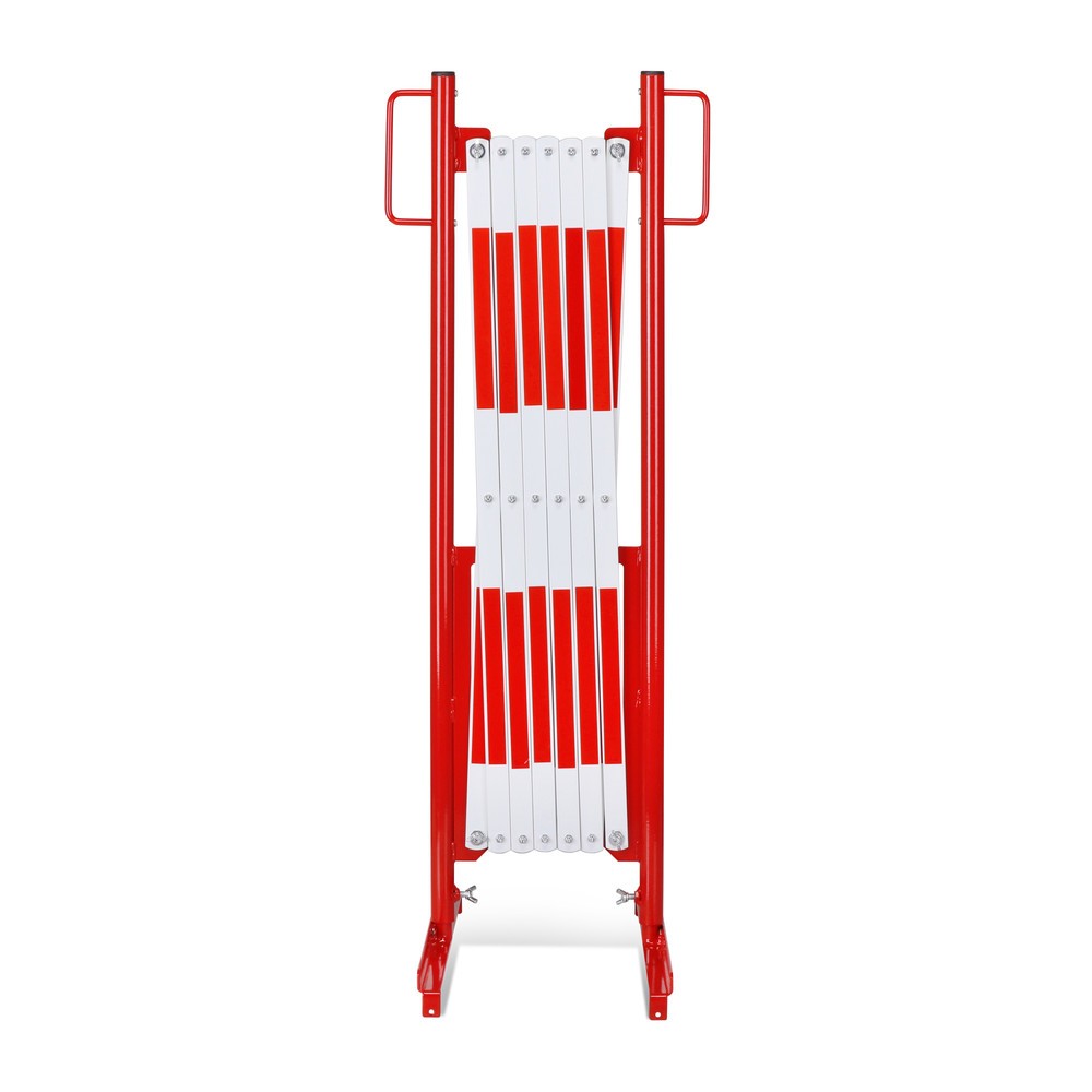 Número de imagen del producto 1: Rejilla de tijera, soporte en ambos lados, ancho 3.600 mm, rojo/blanco