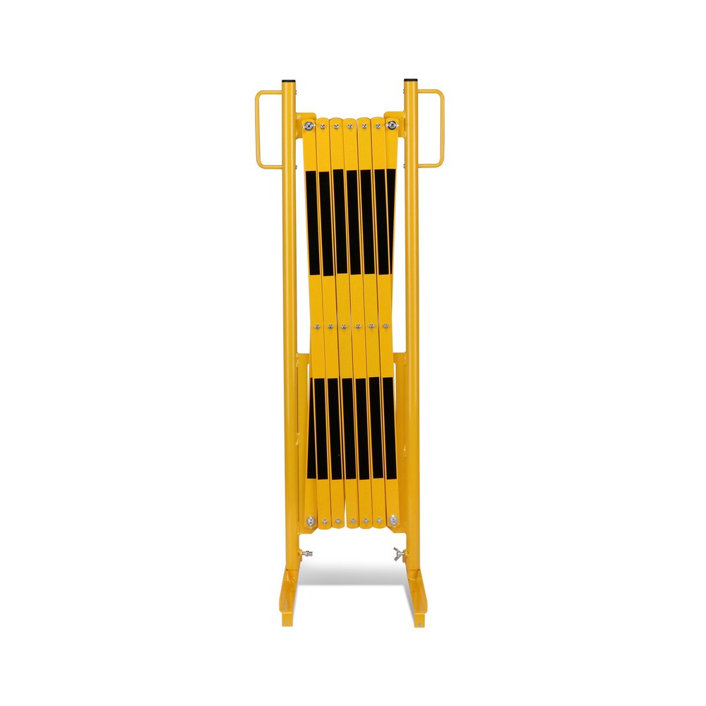 Imagen del producto: Rejilla de tijera, soporte en ambos lados, ancho 3.600 mm, negro/amarillo