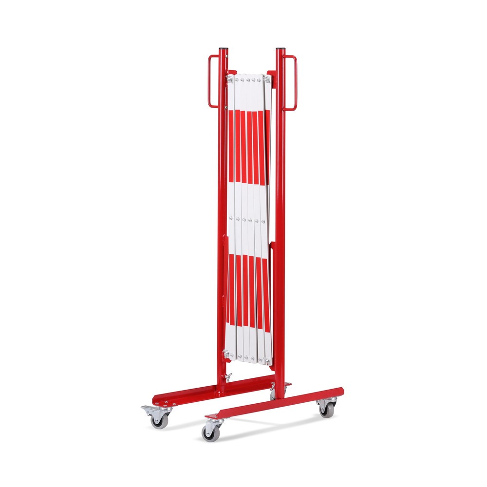 Número de imagen del producto 2: Rejilla de tijera, rollos en ambos lados, ancho 3.600 mm, rojo/blanco