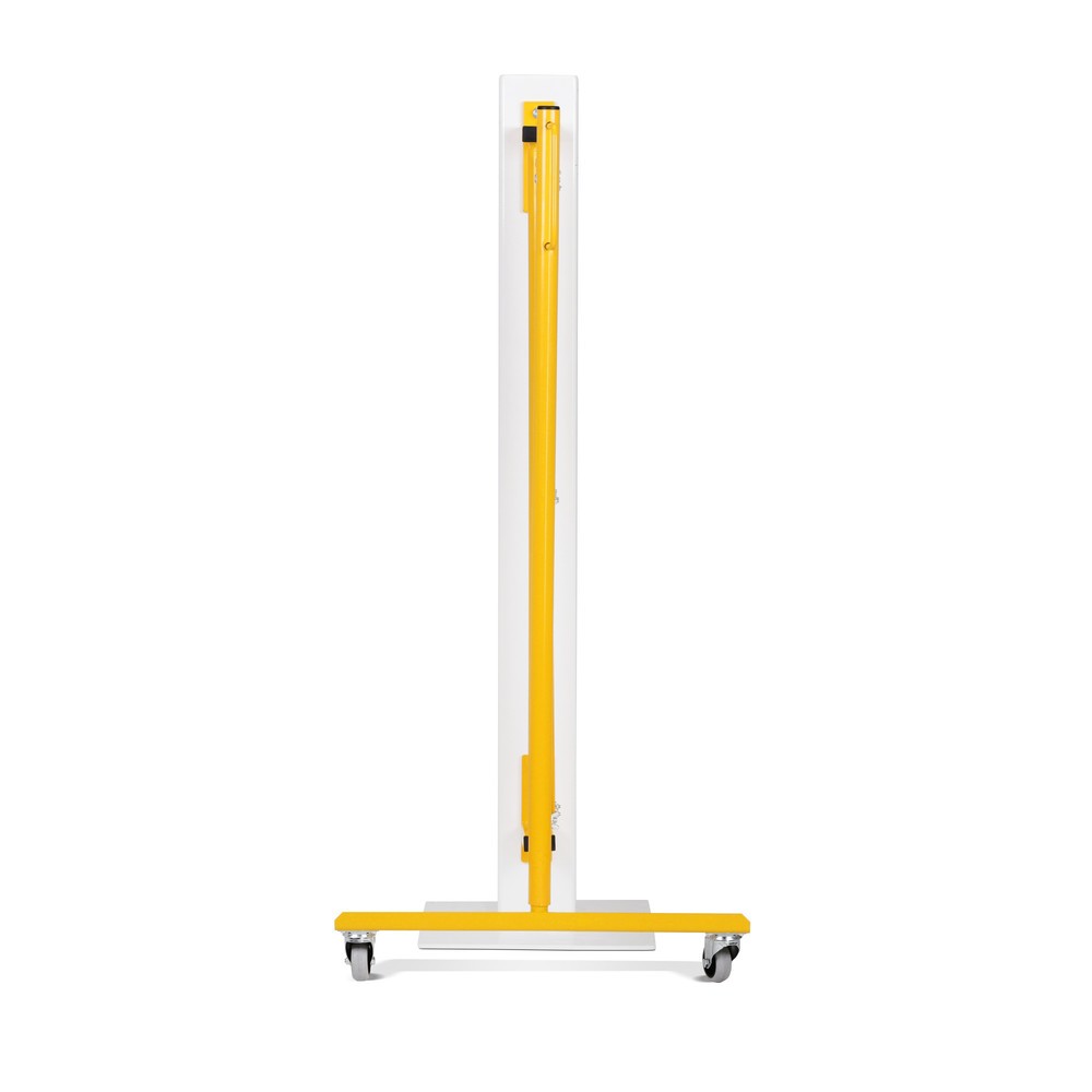 Número de imagen del producto 3: Rejilla de tijera, rodillos laterales individuales, montaje en pared, ancho 3.600 mm, negro/amarillo