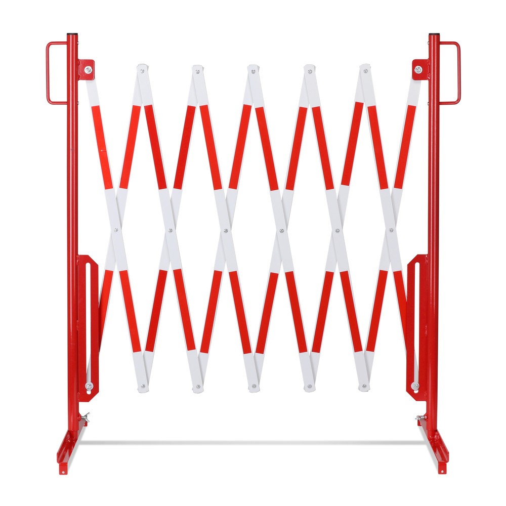 Número de imagen del producto 5: Rejilla de tijera, soporte en ambos lados, ancho 3.600 mm, rojo/blanco