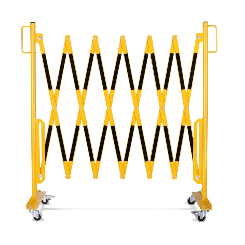 Número de imagen del producto 5: Rejilla de tijera, ruedas en ambos lados, ancho 3.600 mm, negro/amarillo