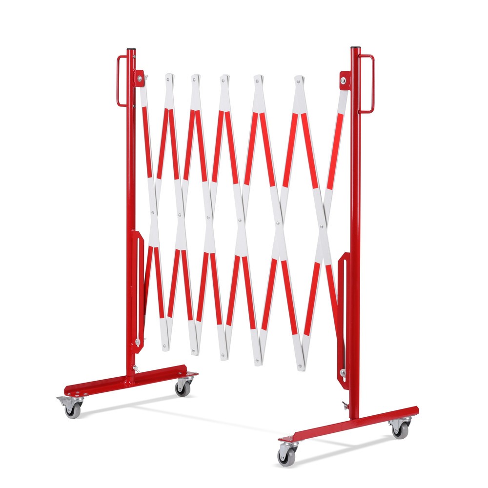 Número de imagen del producto 6: Rejilla de tijera, rollos en ambos lados, ancho 3.600 mm, rojo/blanco