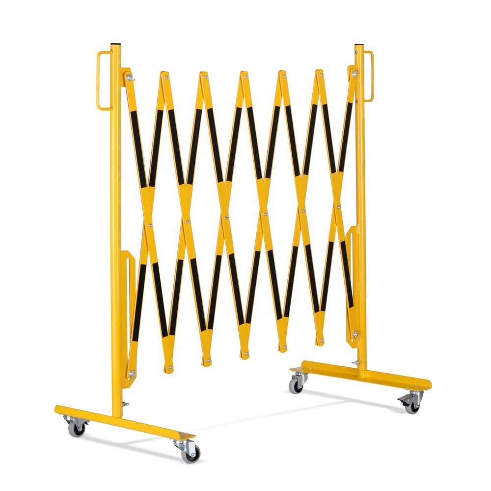 Número de imagen del producto 8: Rejilla de tijera, ruedas en ambos lados, ancho 3.600 mm, negro/amarillo