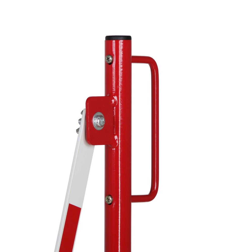 Número de imagen del producto 9: Rejilla valla de tijera de una cara, rollo, montaje en pared, ancho 3.600 mm, rojo/blanco