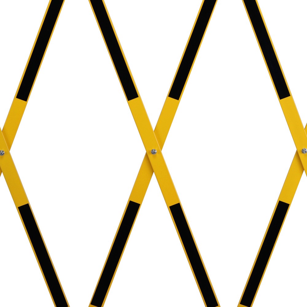 Número de imagen del producto 9: Rejilla de tijera, soporte en ambos lados, ancho 3.600 mm, negro/amarillo