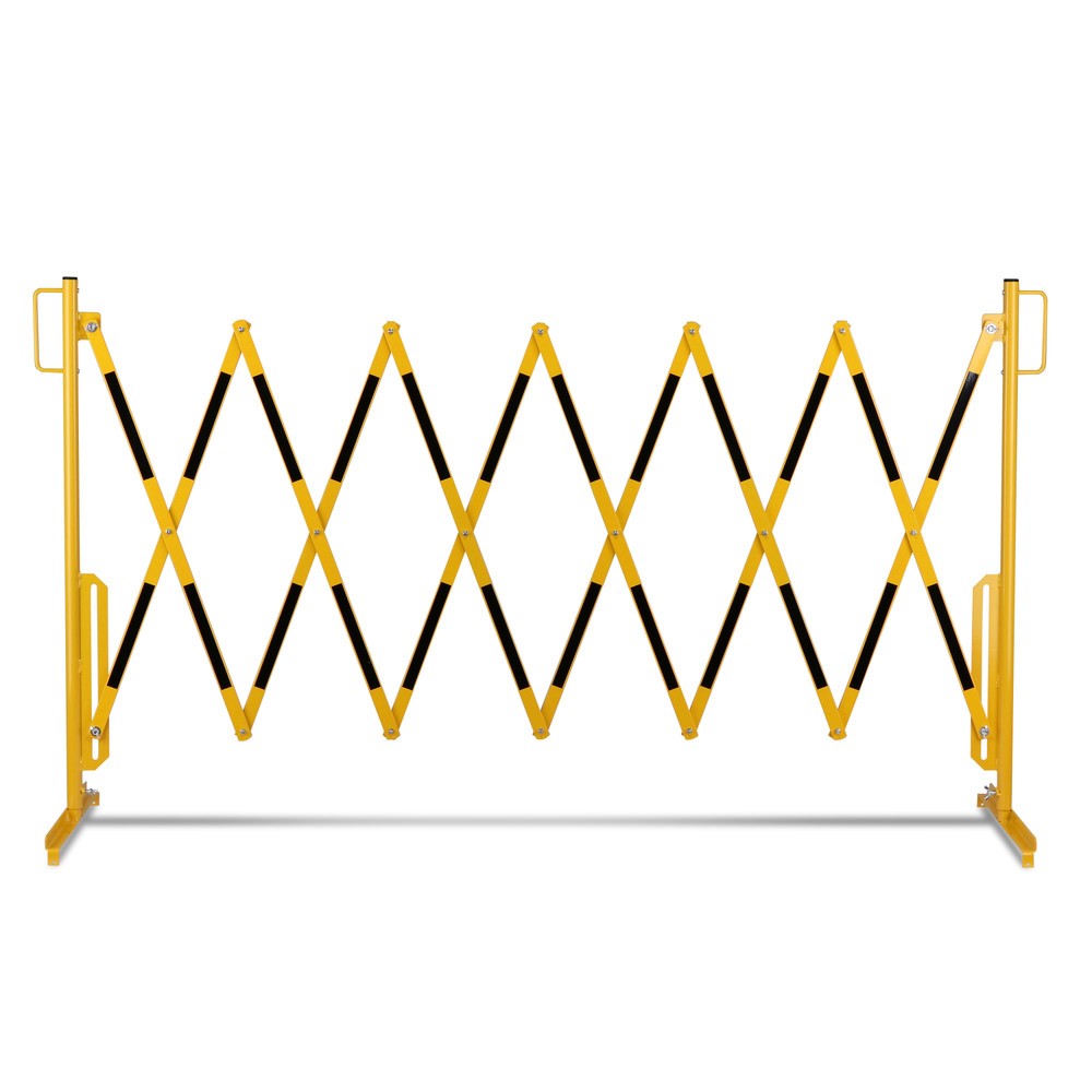 Número de imagen del producto 10: Rejilla de tijera, soporte en ambos lados, ancho 3.600 mm, negro/amarillo