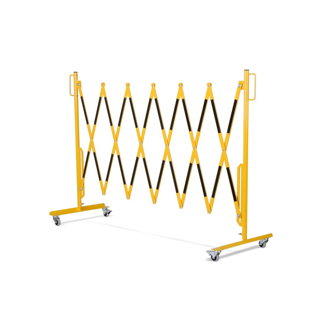 Número de imagen del producto 10: Rejilla de tijera, ruedas en ambos lados, ancho 3.600 mm, negro/amarillo