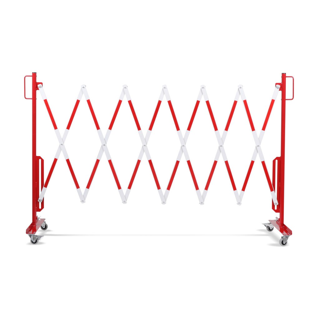 Número de imagen del producto 11: Rejilla de tijera, rollos en ambos lados, ancho 3.600 mm, rojo/blanco