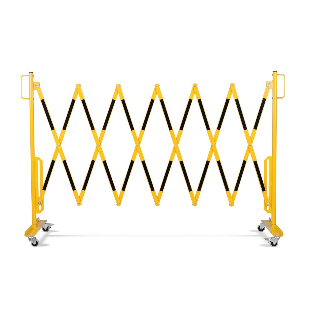 Número de imagen del producto 11: Rejilla de tijera, ruedas en ambos lados, ancho 3.600 mm, negro/amarillo