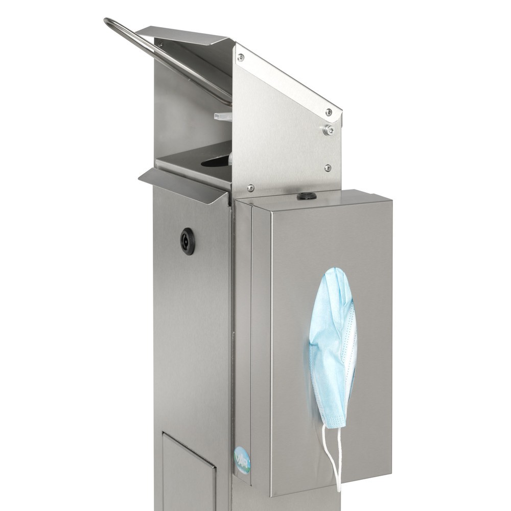 Número de imagen del producto 3: Dispensador de desinfección manual VAR® HDS BOX 116, montado en el suelo, acero inoxidable