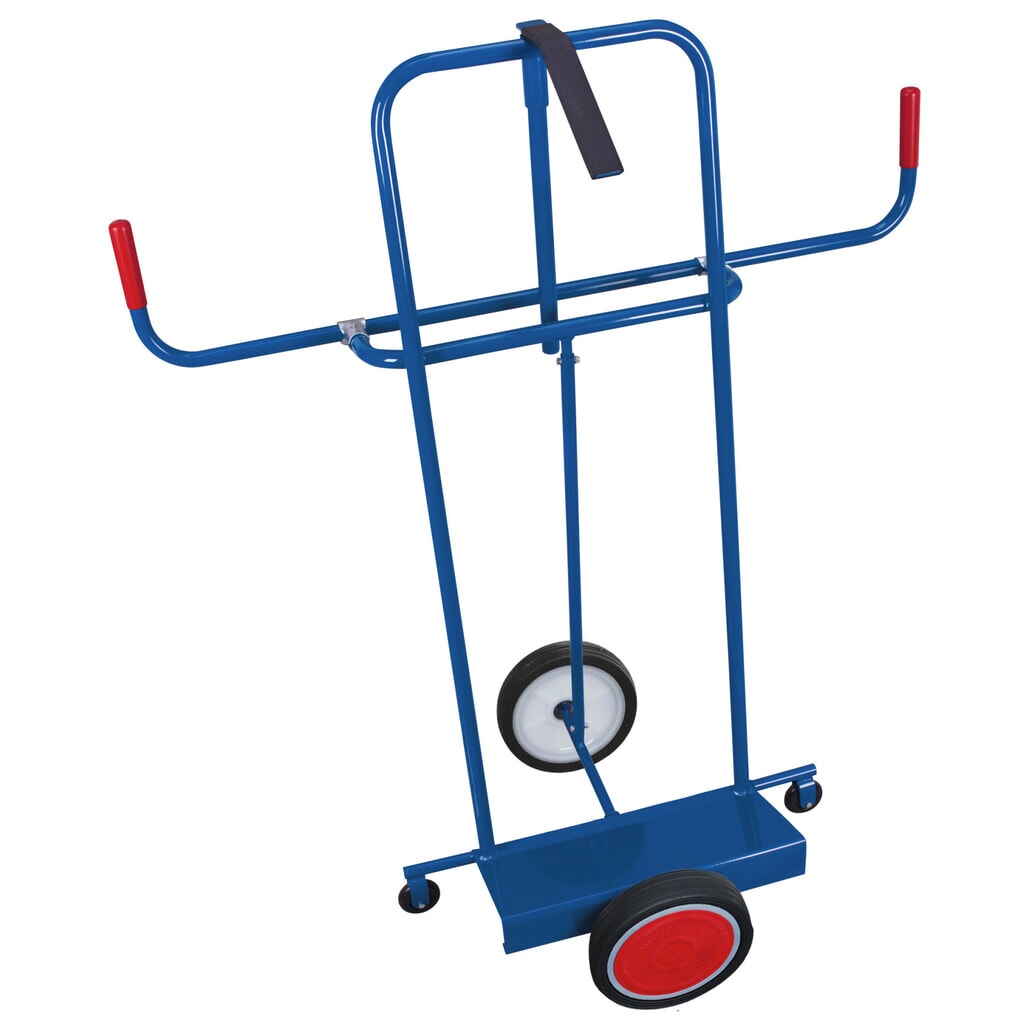 Carretilla de mano para placas VARIOfit®, de acero, capacidad de carga 250 kg, con ruedas de apoyo, sistema de sujeción de placas variable, pala AnxF 500 x 200 mm, bandajes de goma maciza, azul genciana Número de imagen del producto 1: Carretilla de mano para placas VARIOfit®, de acero, capacidad de carga 250 kg, con ruedas de apoyo, sistema de sujeción de placas variable, pala AnxF 500 x 200 mm, bandajes de goma maciza, azul genciana