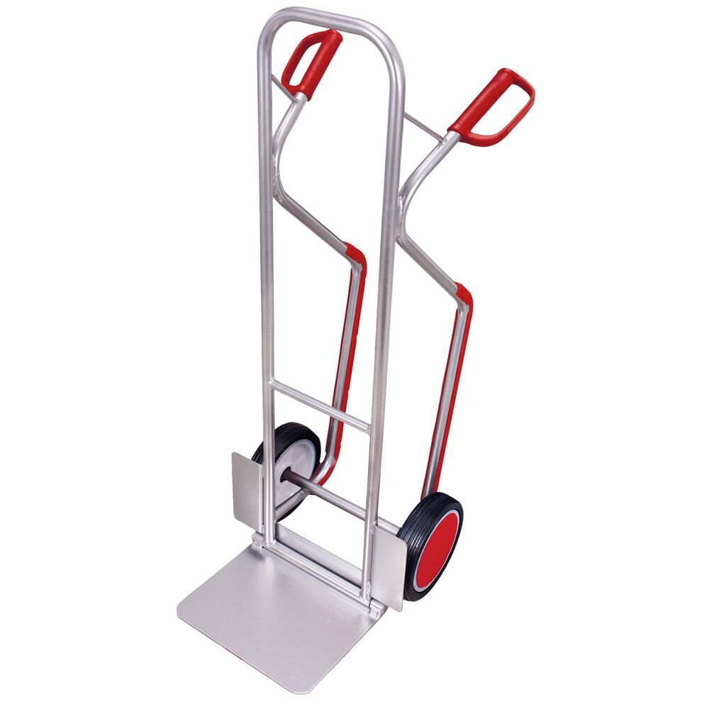 VARIOfit® Sackkarre aus Aluminium mit auswechselbaren Gleitkufen, Tragfähigkeit 200 kg