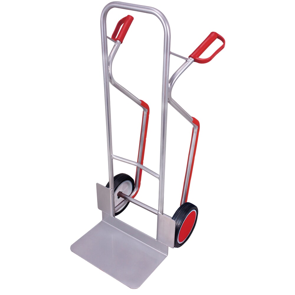 VARIOfit® Sackkarre aus Aluminium mit auswechselbaren Gleitkufen, Tragkraft 200 kg, Schaufel BxT 480 x 300 mm, Vollgummi-Bereifung, ohne Halterung Imagen del producto: VARIOfit® Sackkarre aus Aluminium mit auswechselbaren Gleitkufen, Tragkraft 200 kg, Schaufel BxT 480 x 300 mm, Vollgummi-Bereifung, ohne Halterung