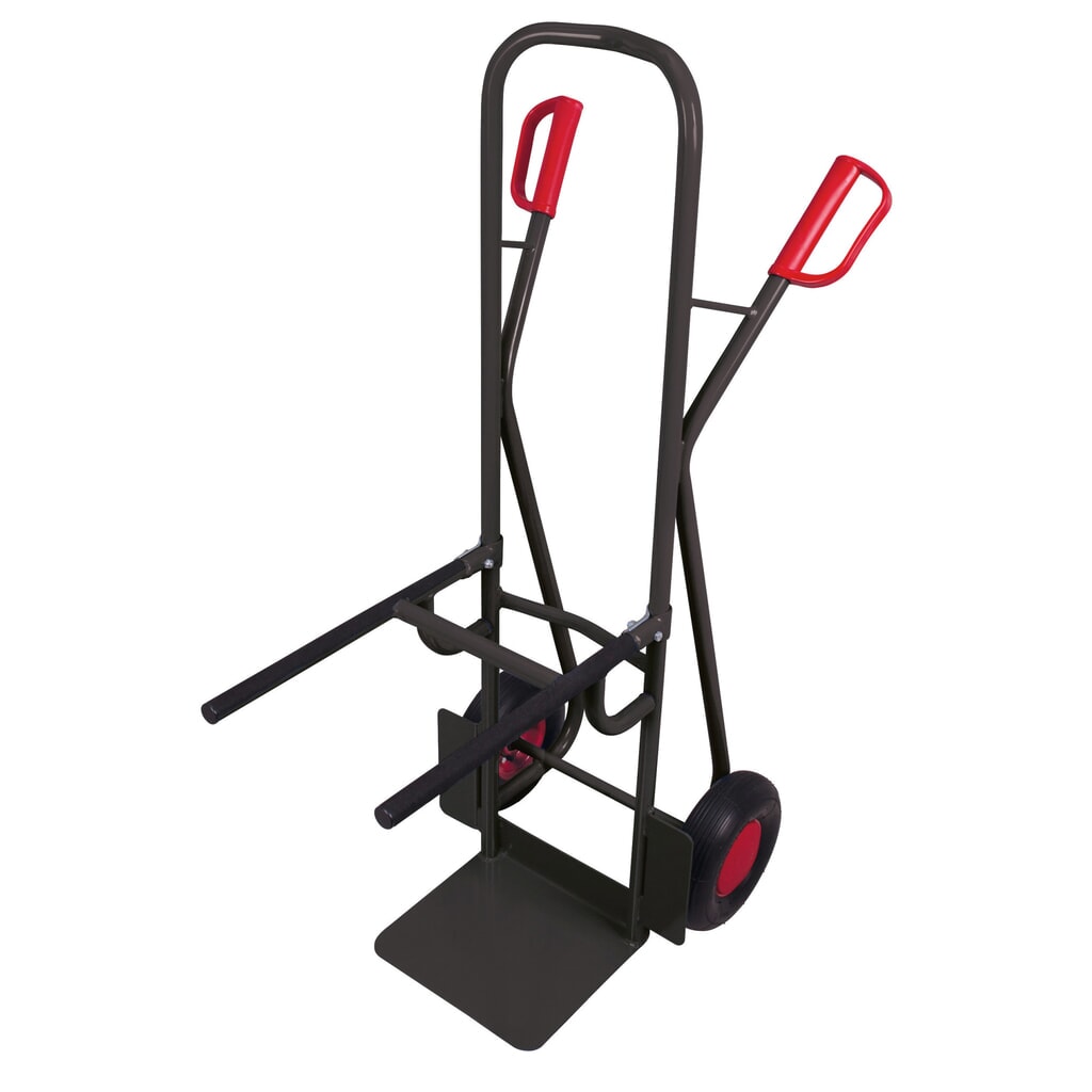 Carretilla tipo silla VARIOfit® de acero, capacidad de carga de 250 kg, pala 320 x 250 mm (ancho x fondo), bandajes neumáticos, gris antracita Imagen del producto: Carretilla tipo silla VARIOfit® de acero, capacidad de carga de 250 kg, pala 320 x 250 mm (ancho x fondo), bandajes neumáticos, gris antracita