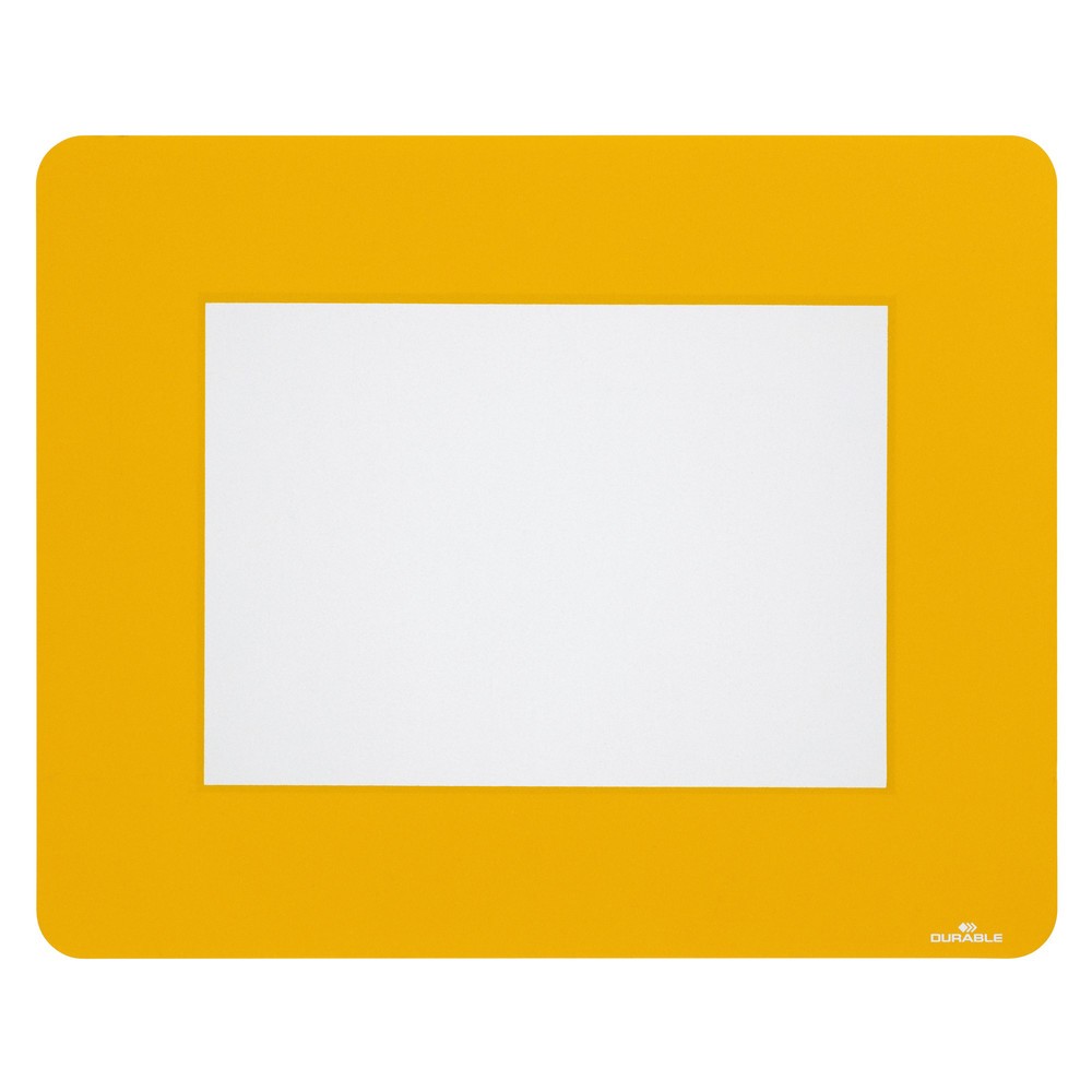 Imagen del producto: Ventana de señalización de suelo DURABLE DIN A5, 314 x 252 mm de alto x ancho, 0,4 mm de grosor, extraíble, 2 paquetes de 10 piezas/paquete
