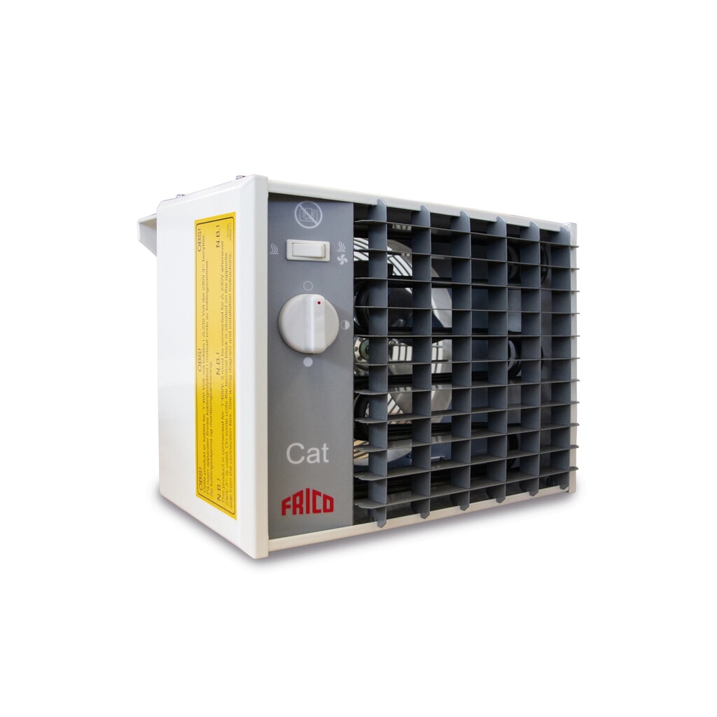 Ventilador de calefacción industrial Cat para contenedor WGK 1-3, alto H x An x F 255 x 335 x 276 mm Número de imagen del producto 2: Ventilador de calefacción industrial Cat para contenedor WGK 1-3, alto H x An x F 255 x 335 x 276 mm