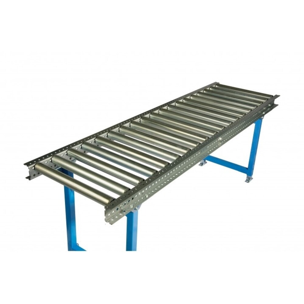 Número de imagen del producto 2: Vía de rodillos para cargas pesadas, rodillos de tubo de acero, Ø 50 mm, L x An: 2.000 x 900 mm, distancia entre ejes: 125 mm