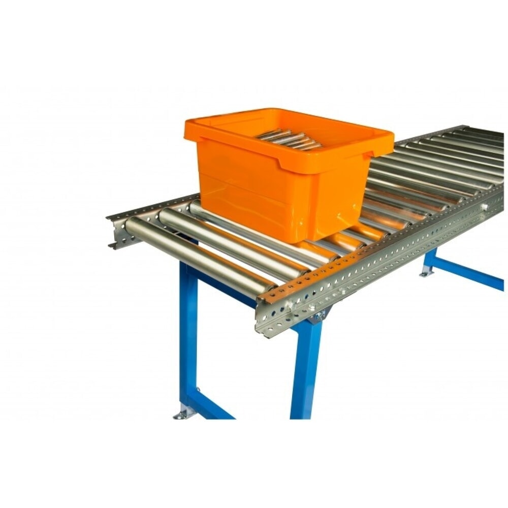 Número de imagen del producto 3: Vía de rodillos para cargas pesadas, rodillos de tubo de acero, Ø 50 mm, L x An: 2.000 x 900 mm, distancia entre ejes: 125 mm