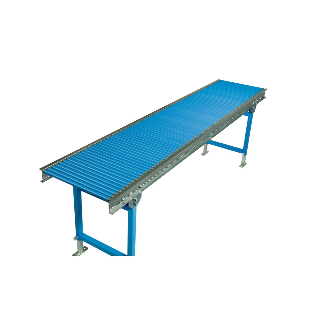 Número de imagen del producto 2: Vía de rodillos pequeña, rodillos de plástico, eje con resorte, Ø 20 mm, L x An 3.000 x 300 mm