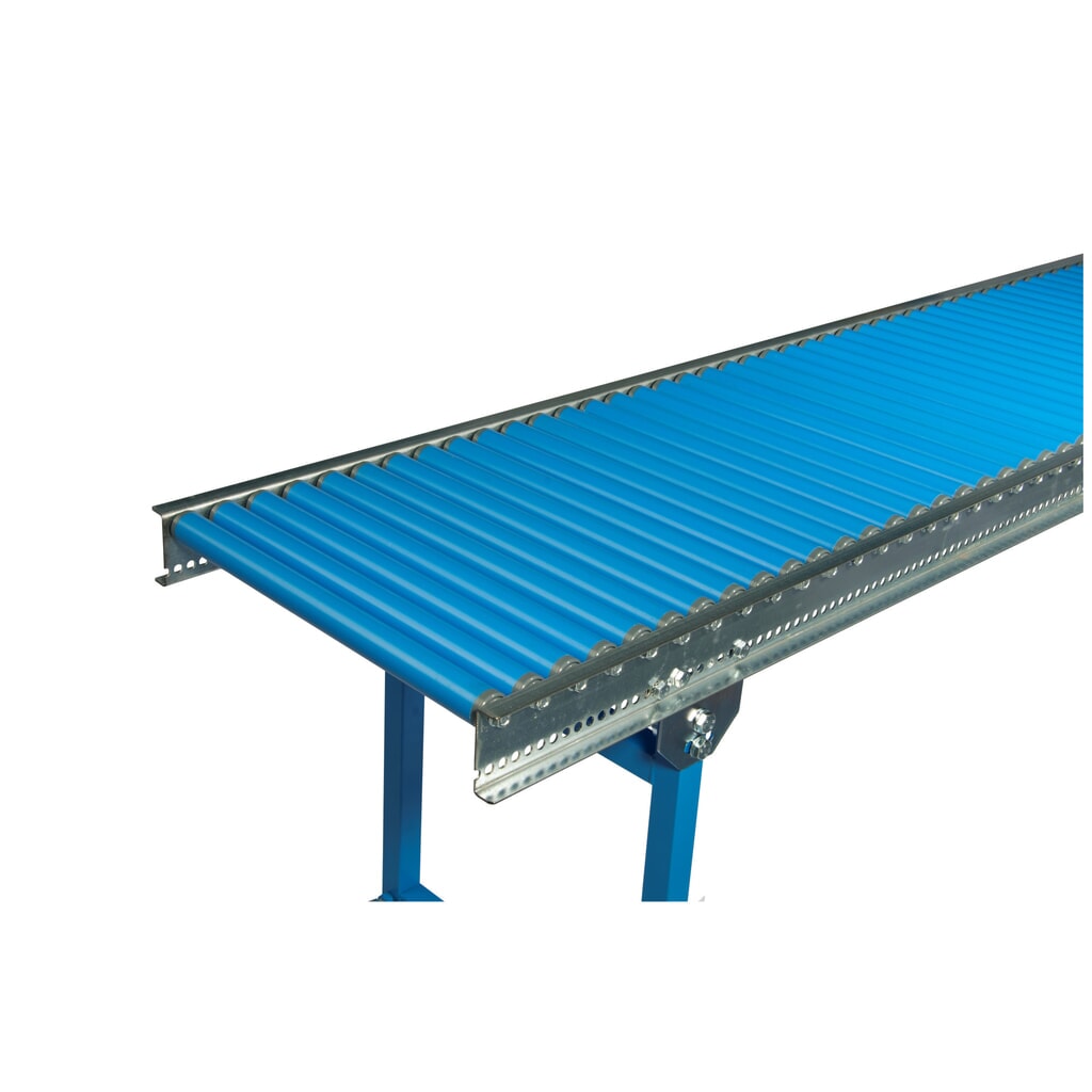 BLUME transportador de rodillos pequeño, rodillos de plástico Ø 30 mm, eje roscado, LxA 3.000 x 300 mm Imagen del producto: BLUME transportador de rodillos pequeño, rodillos de plástico Ø 30 mm, eje roscado, LxA 3.000 x 300 mm