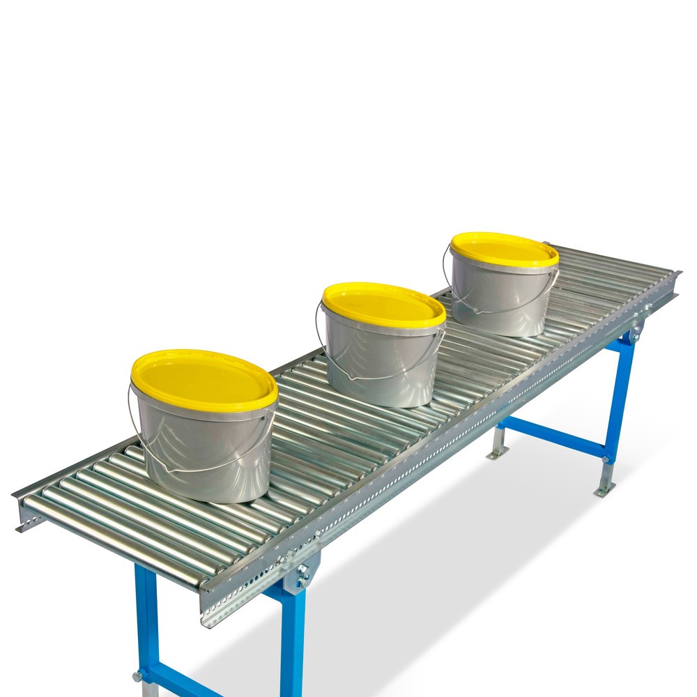Número de imagen del producto 3: Vía de rodillos pequeña, rodillos de tubo de acero, eje roscado, Ø 30 mm, L x An 2.000 x 300 mm