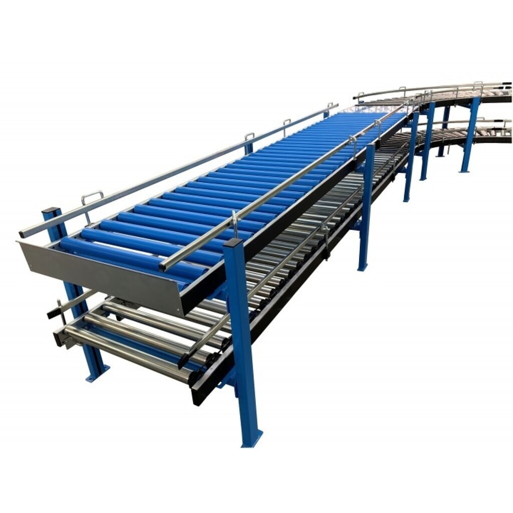 Transportadores de rodillos ligeros BLUME, rodillos de plástico, Ø 50 mm, longitud de vía 3 m, ancho de vía 400 mm, distancia por eje 62,5 mm Número de imagen del producto 4: Transportadores de rodillos ligeros BLUME, rodillos de plástico, Ø 50 mm, longitud de vía 3 m, ancho de vía 400 mm, distancia por eje 62,5 mm