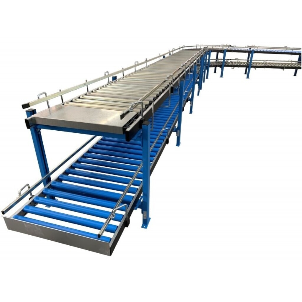 Transportadores de rodillos ligeros BLUME, rodillos de acero, Ø 50 mm, longitud de vía 3 m, ancho de vía 800 mm, distancia por eje 100 mm Número de imagen del producto 7: Transportadores de rodillos ligeros BLUME, rodillos de acero, Ø 50 mm, longitud de vía 3 m, ancho de vía 800 mm, distancia por eje 100 mm