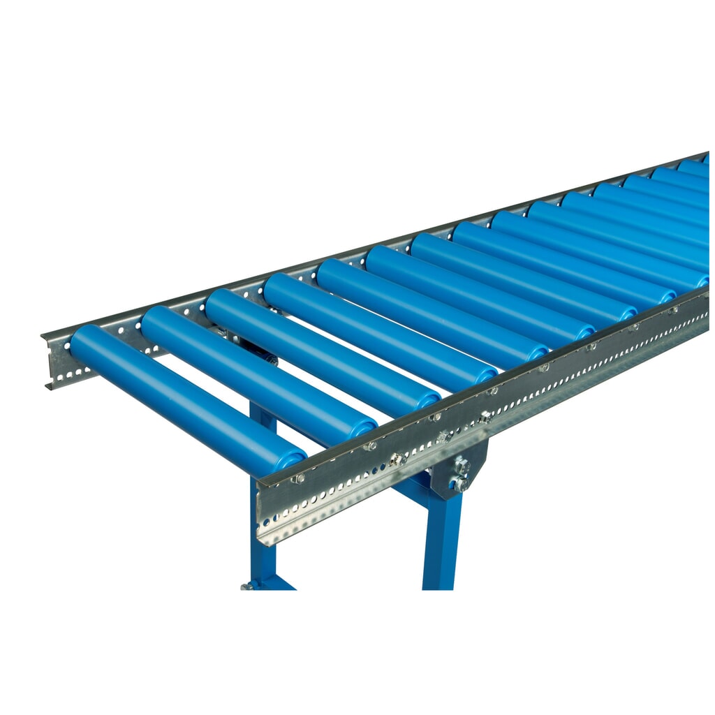 Número de imagen del producto 1: Transportadores de rodillos ligeros BLUME, rodillos de plástico, Ø 50 mm, longitud de vía 3 m, ancho de vía 400 mm, distancia por eje 62,5 mm