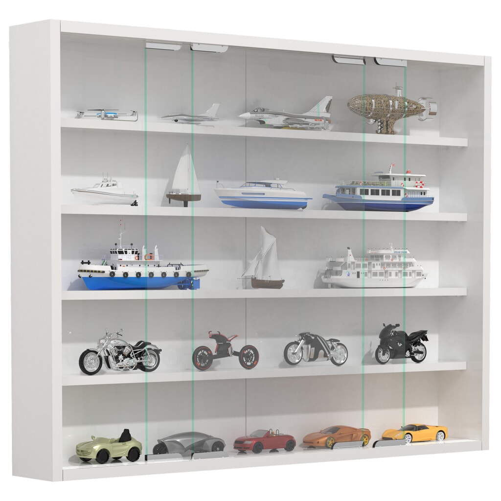 Vitrina de pared VCM Agisa L, blanca Imagen del producto: Vitrina de pared VCM Agisa L, blanca