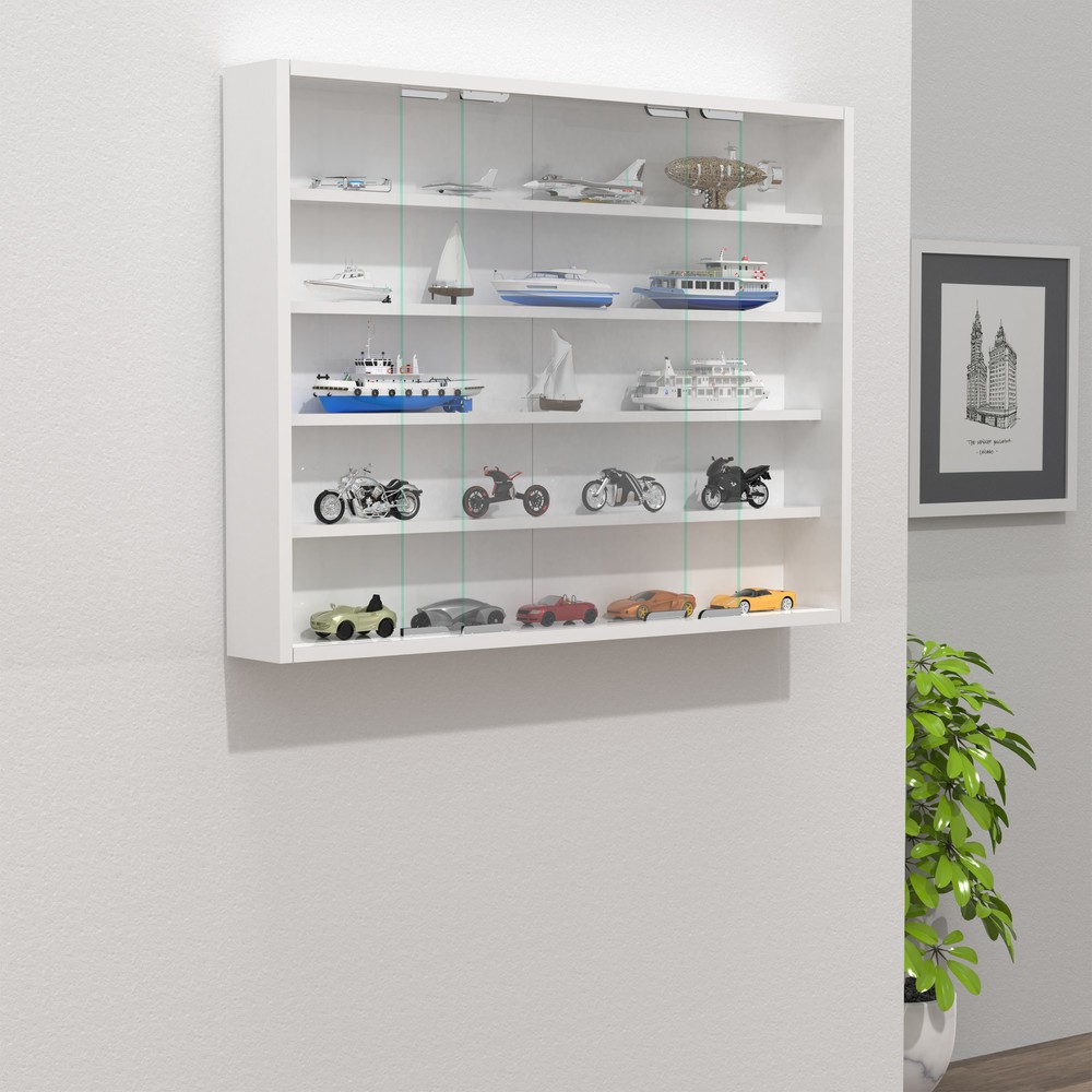 Número de imagen del producto 3: Vitrina de pared Agisa L, blanco